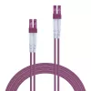 Cavo patch fibra ottica LC-LC OM4 Lindy 10m
