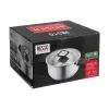 Resto Kitchenware Anser 4,4 L rotondo nero acciaio inox