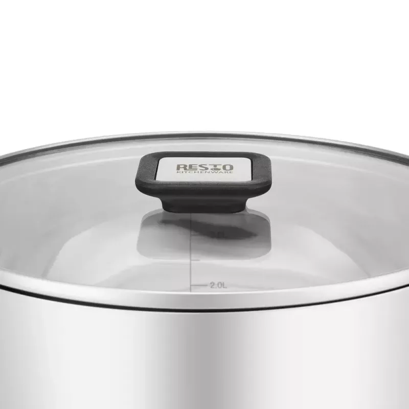 Resto Kitchenware Anser 4,4 L rotondo nero acciaio inox