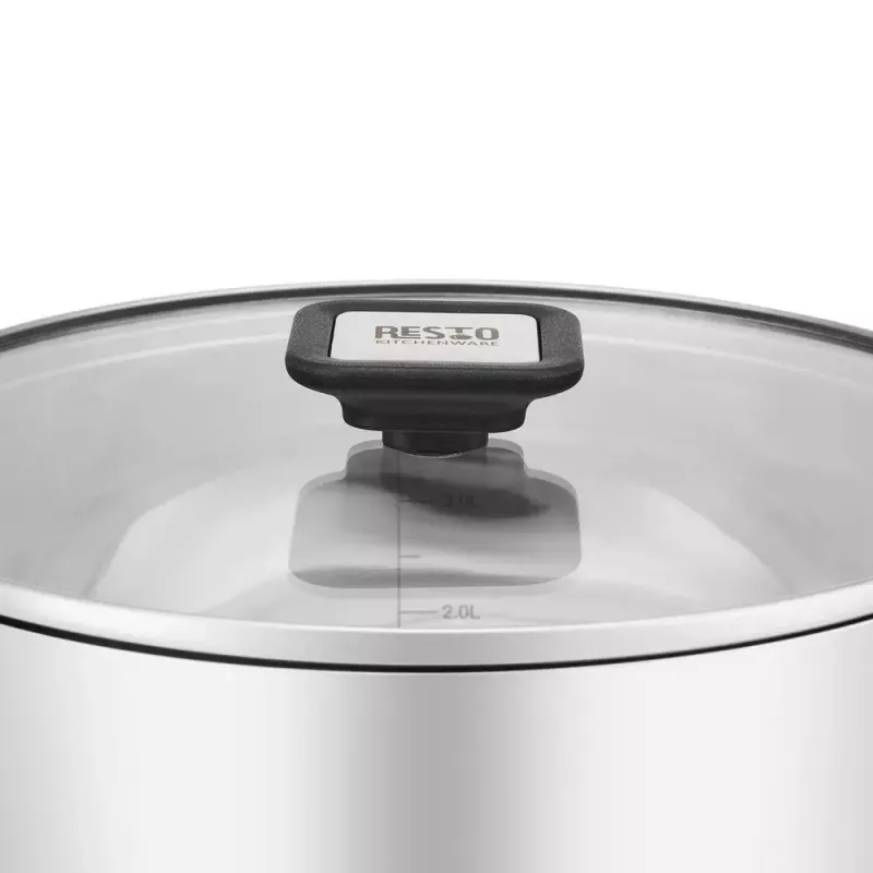 Resto Kitchenware Anser 4,4 L rotondo nero acciaio inox
