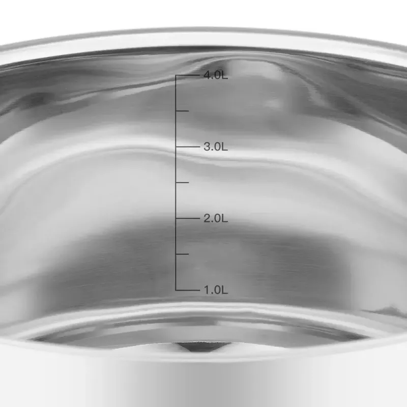 Resto Kitchenware Anser 4,4 L rotondo nero acciaio inox