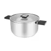 Resto Kitchenware Anser 4,4 L rotondo nero acciaio inox