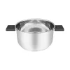Resto Kitchenware Anser 4,4 L rotondo nero acciaio inox