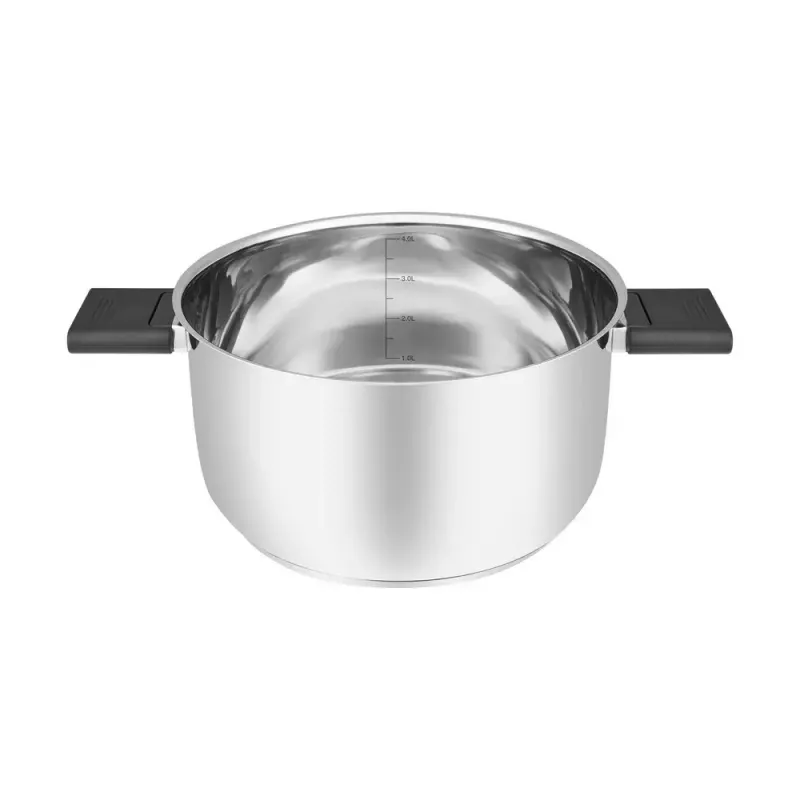 Resto Kitchenware Anser 4,4 L rotondo nero acciaio inox