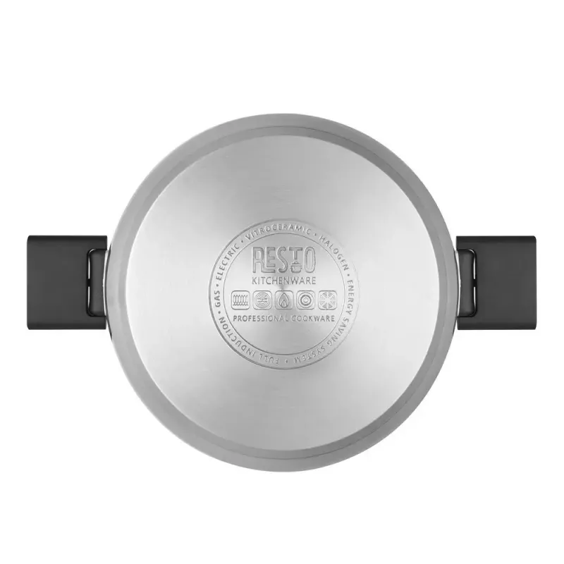 Resto Kitchenware Anser 4,4 L rotondo nero acciaio inox