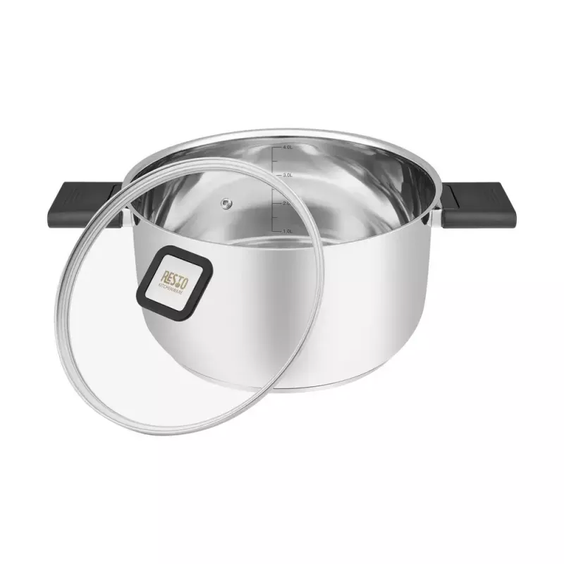 Resto Kitchenware Anser 4,4 L rotondo nero acciaio inox
