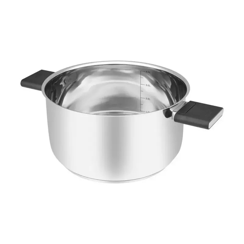 Resto Kitchenware Anser 4,4 L rotondo nero acciaio inox