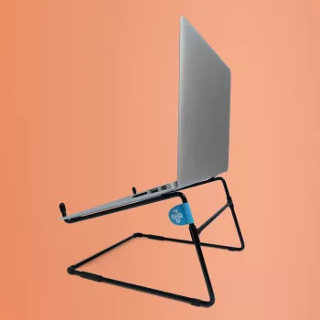 Supporto per laptop R-Go Tools R-Go Steel Office, adatto per 10-22 pollici, nero
