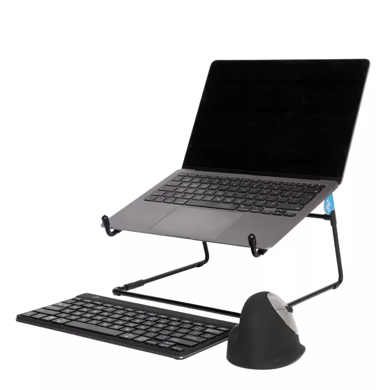 Supporto per laptop R-Go Tools R-Go Steel Office, adatto per 10-22 pollici, nero