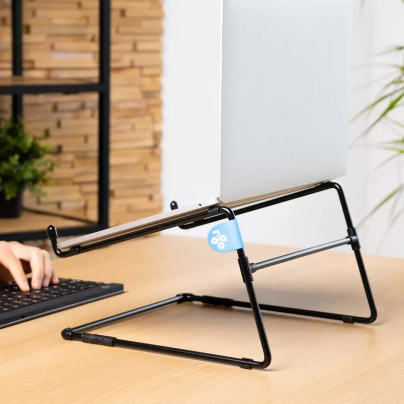 Supporto per laptop R-Go Tools R-Go Steel Office, adatto per 10-22 pollici, nero