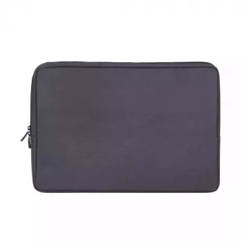 Custodia sleeve Rivacase 7707 per laptop da 43,9 cm (17,3 pollici), poliestere, 0,27 kg, nera, con manico