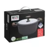Casseruola Resto Kitchenware Ran 2,4 l, rotonda, nera, con legno