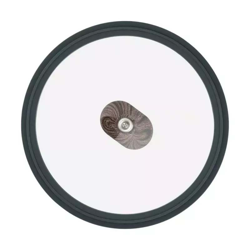 Casseruola Resto Kitchenware Ran 2,4 l, rotonda, nera, con legno