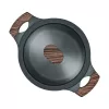 Casseruola Resto Kitchenware Ran 2,4 l, rotonda, nera, con legno