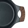 Casseruola Resto Kitchenware Ran 2,4 l, rotonda, nera, con legno