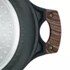 Casseruola Resto Kitchenware Ran 2,4 l, rotonda, nera, con legno