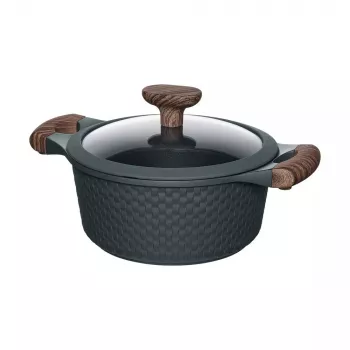 Resto Kitchenware Ran 2,4 L rotondo nero effetto legno
