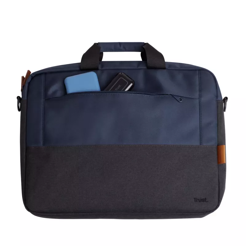 Borsa portadocumenti Trust Lisboa 40,6 cm 16 pollici blu 2 scomparti