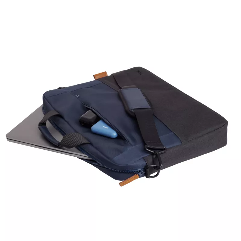 Borsa portadocumenti Trust Lisboa 40,6 cm 16 pollici blu 2 scomparti