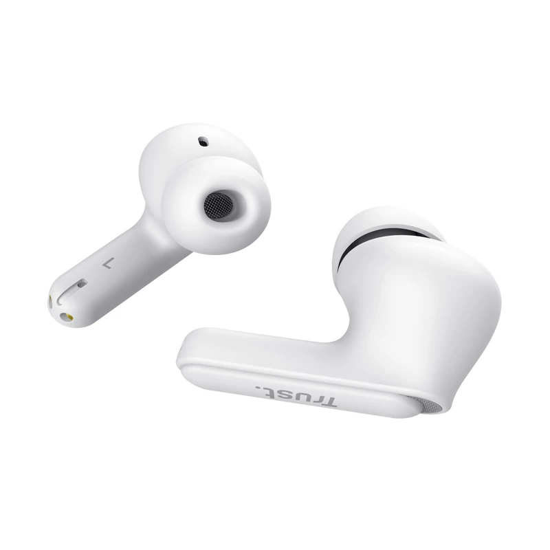 Cuffie Trust Yavi True Wireless Stereo (TWS) In-Ear per chiamate/musica USB Type-C Bluetooth bianche