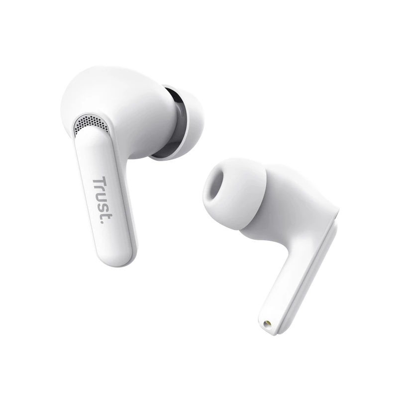 Cuffie Trust Yavi True Wireless Stereo (TWS) In-Ear per chiamate/musica USB Type-C Bluetooth bianche
