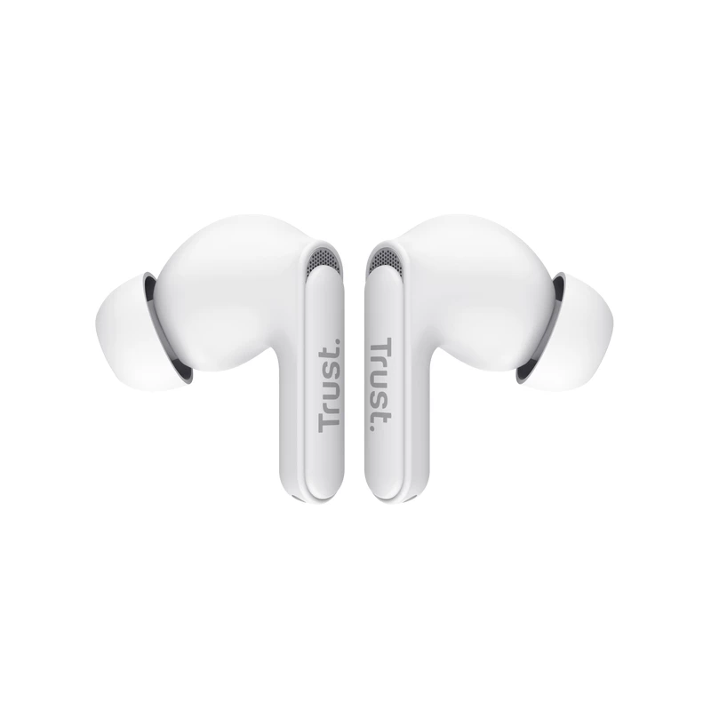 Cuffie Trust Yavi True Wireless Stereo (TWS) In-Ear per chiamate/musica USB Type-C Bluetooth bianche