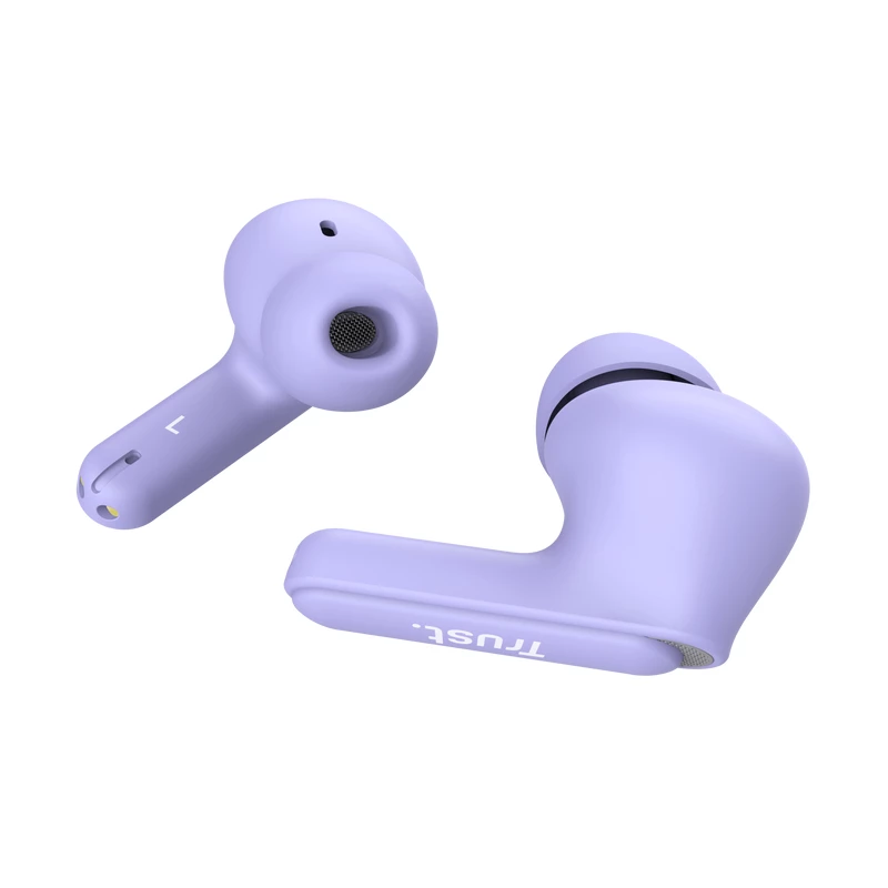 Trust Yavi 25297 auricolari Bluetooth con ENC, viola