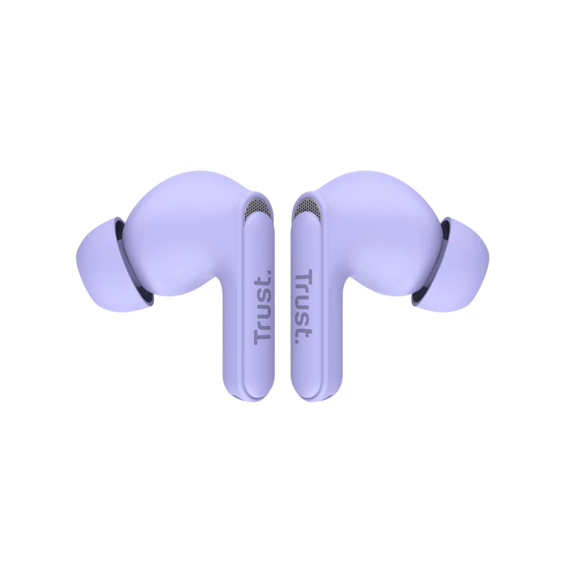 Trust Yavi 25297 auricolari Bluetooth con ENC, viola