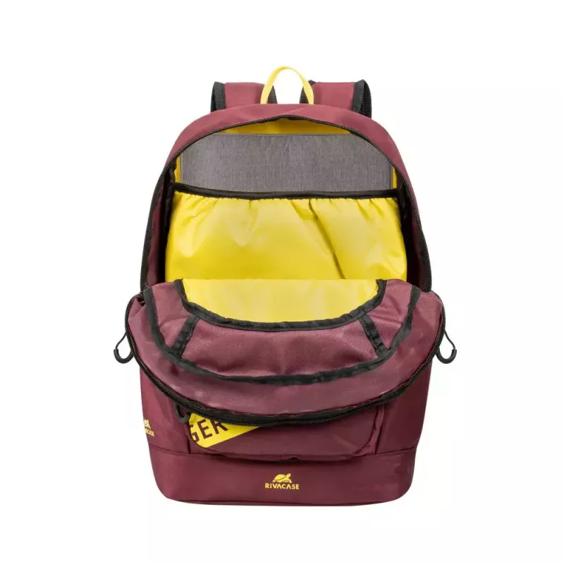 Rivacase 5421 Urban zaino per laptop 13,3 pollici (33,8 cm), 14 l, rosso bordeaux
