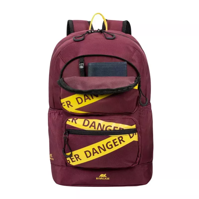 Rivacase 5421 Urban zaino per laptop 13,3 pollici (33,8 cm), 14 l, rosso bordeaux