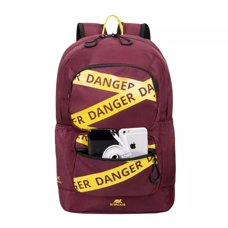 Rivacase 5421 Urban zaino per laptop 13,3 pollici (33,8 cm), 14 l, rosso bordeaux
