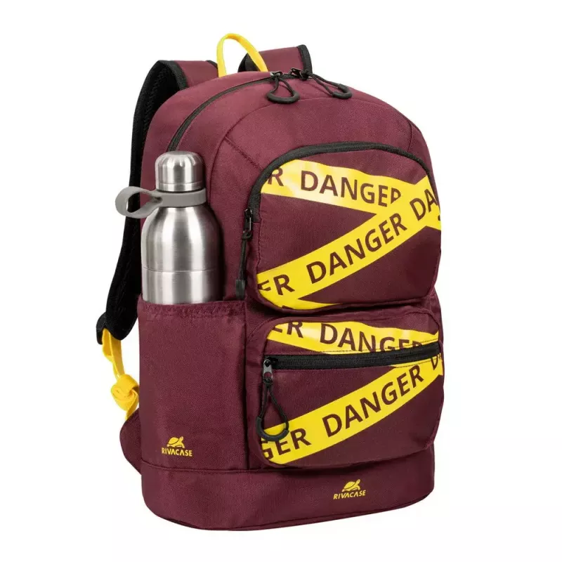 Rivacase 5421 Urban zaino per laptop 13,3 pollici (33,8 cm), 14 l, rosso bordeaux