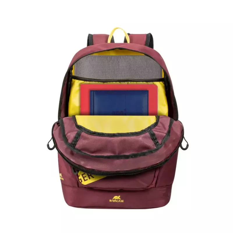 Rivacase 5421 Urban zaino per laptop 13,3 pollici (33,8 cm), 14 l, rosso bordeaux