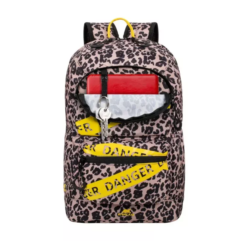 Rivacase 5421 Urban zaino per laptop 13,3 pollici (33,8 cm), 14 l, leopardato
