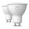 Philips Hue White GU10 lampadina smart, 2x400 lm, 2 pezzi