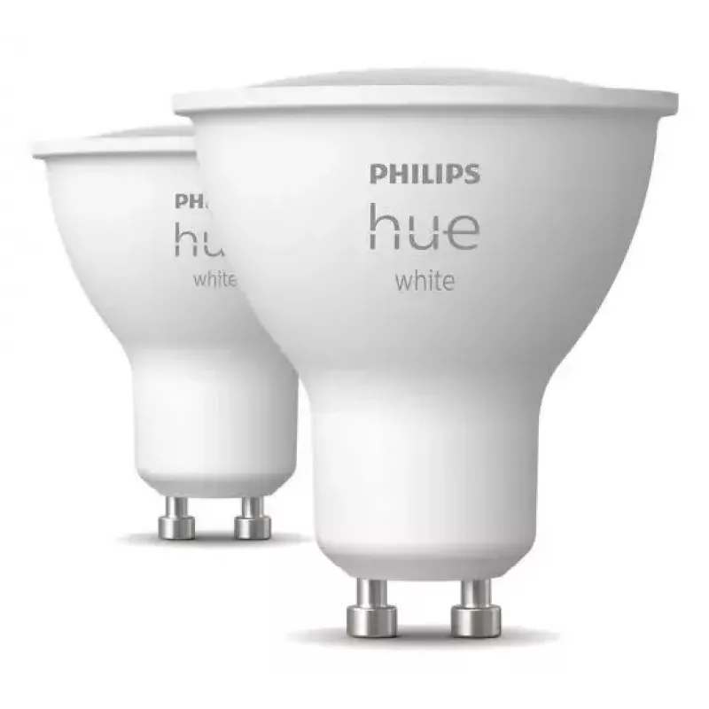 Philips Hue White GU10 lampadina smart, 2x400 lm, 2 pezzi