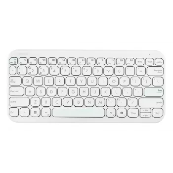 ASUS Marshmallow KW100 Tastiera wireless, bianco iridescente