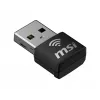 Adattatore USB MSI AX1800 Nano WiFi USB 2.0 nero