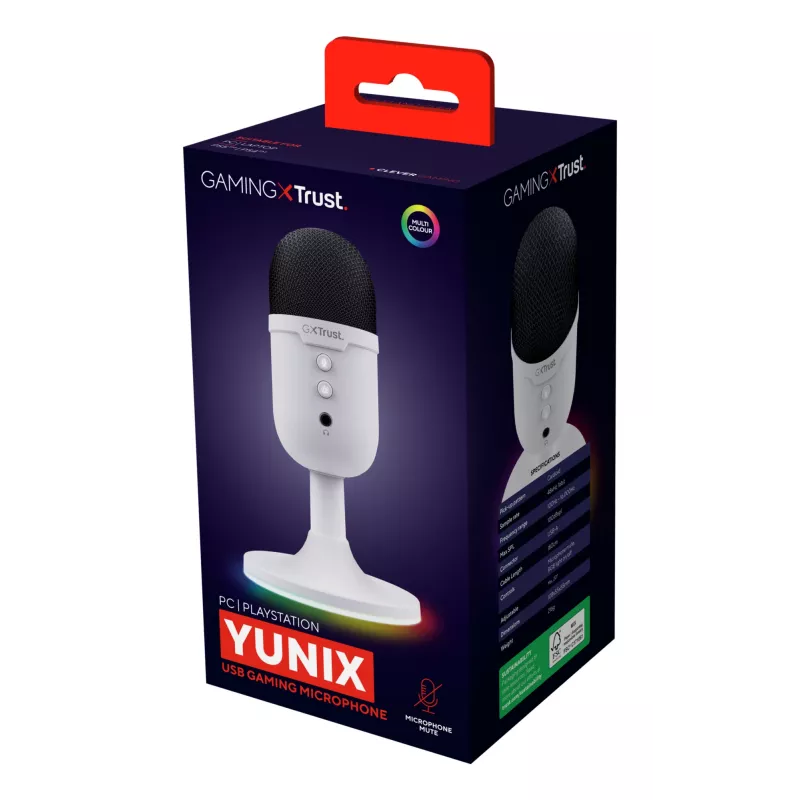 Microfono da tavolo Trust GXT 234P Yunix bianco