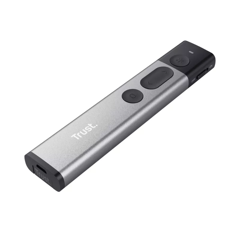 Presentatore wireless Trust Kazun RF alluminio, nero