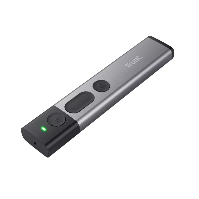 Presentatore wireless Trust Kazun RF alluminio, nero