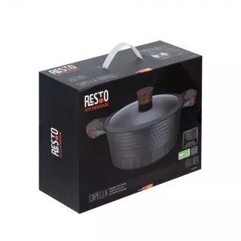 Resto Kitchenware Capella 4,6 L rotondo legno nero