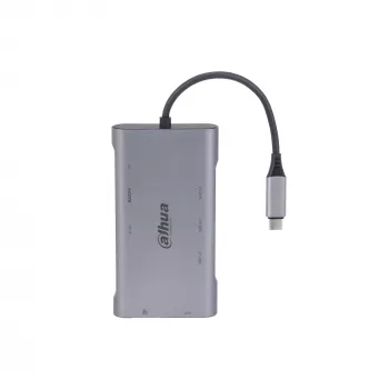 Dahua Technology Docking station 9-in-1 USB 3.1 Type-C a USB 3.0 + HDMI + RJ45 + VGA + SD/TF + PD
