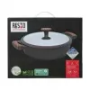 Resto Kitchenware 93906 pentola multiuso, alluminio nero, 4,1 l, 28 cm