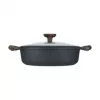 Resto Kitchenware 93906 pentola multiuso, alluminio nero, 4,1 l, 28 cm