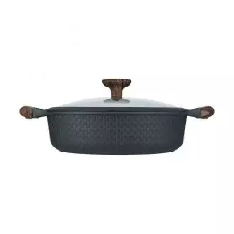 Resto Kitchenware 93906 pentola multiuso, alluminio nero, 4,1 l, 28 cm