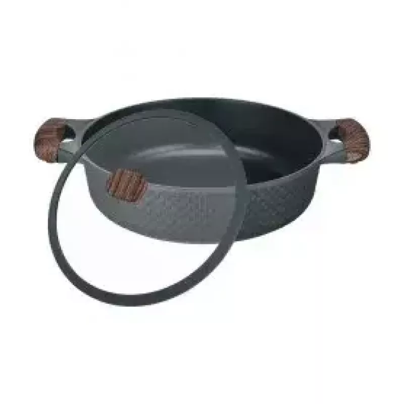 Resto Kitchenware 93906 pentola multiuso, alluminio nero, 4,1 l, 28 cm