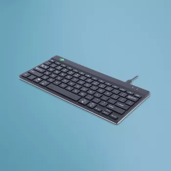 Tastiera ergonomica R-Go Tools R-Go Compact Break, tastiera compatta con software per pause, QWERTY (US), con filo, nero