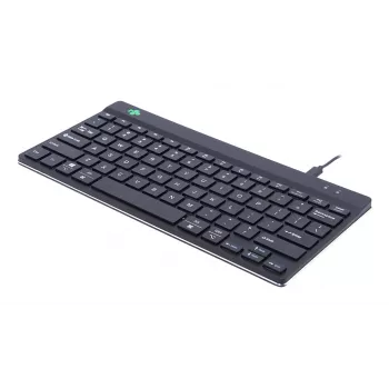 Tastiera ergonomica R-Go Tools R-Go Compact Break, tastiera compatta con software per pause, QWERTY (US), con filo, nero