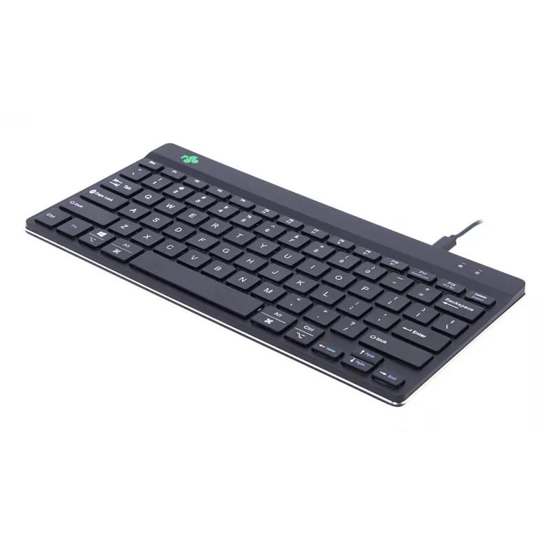 Tastiera ergonomica R-Go Tools R-Go Compact Break, tastiera compatta con software per pause, QWERTY (US), con filo, nero
